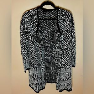 Rafaela sweater. Black and white. Size medium. Used but good shape.
